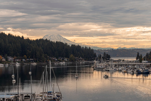 Golden Gig Harbor 16 x 20" Print